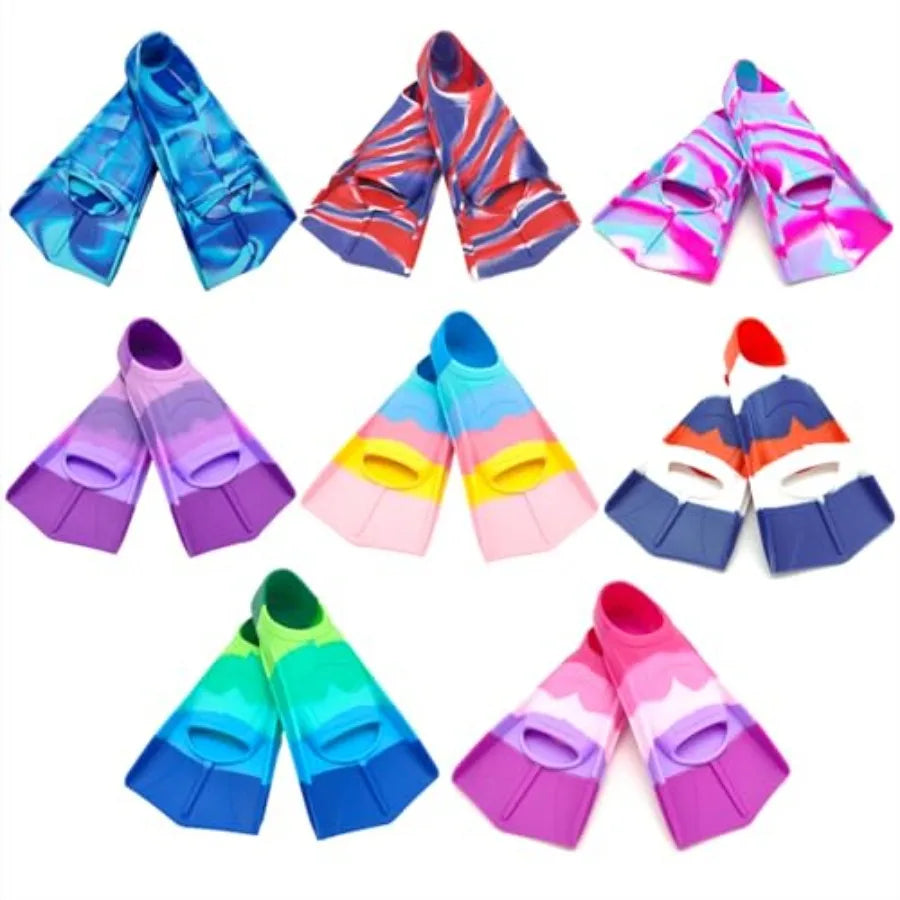 Silicone Swimming Fins For Training And Diving