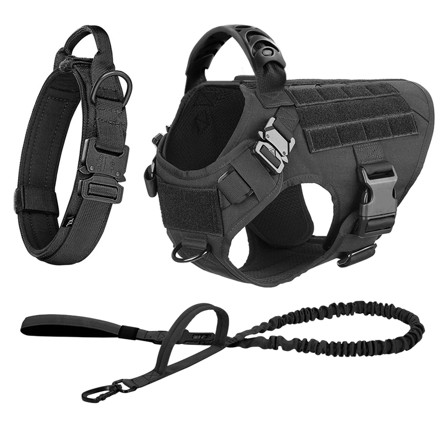 Dog Harness And Leash Set For Training Walks