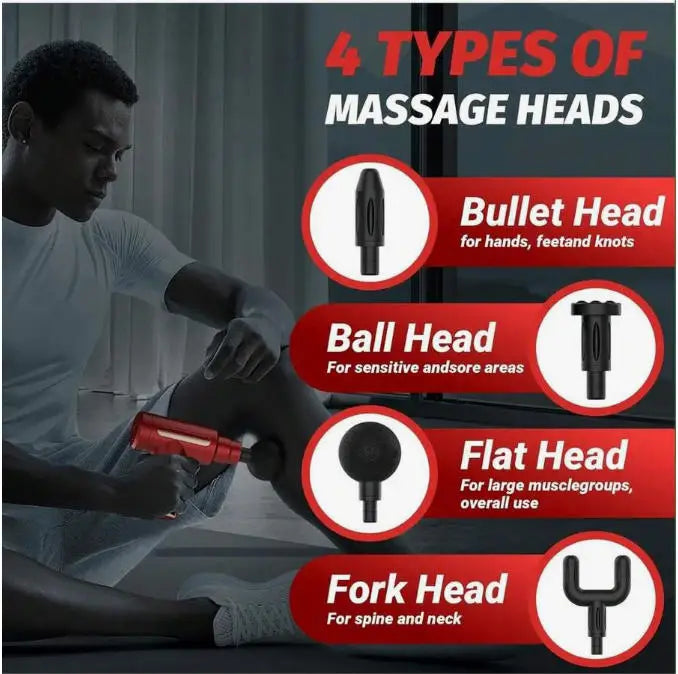 Ultra Compact Percussion Massager Gun For Deep Tissue Relief