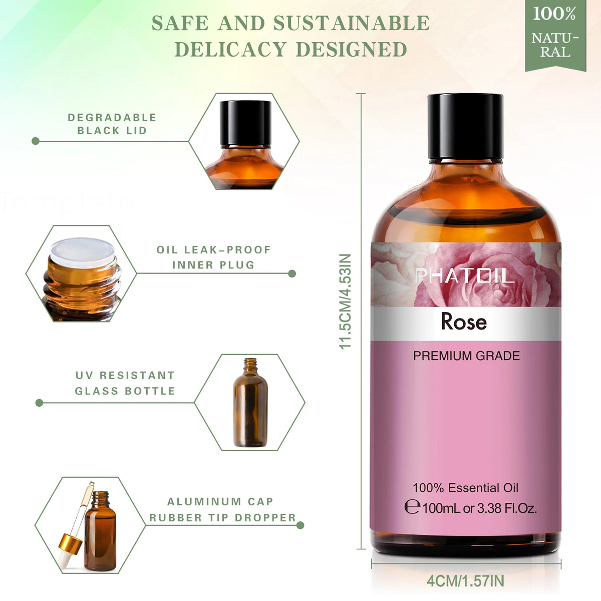 PHATOIL Pure Natural Essential Oils For Diffuser