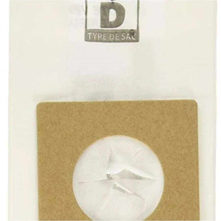 Type D Upright Vacuum Bags Pack Of 3