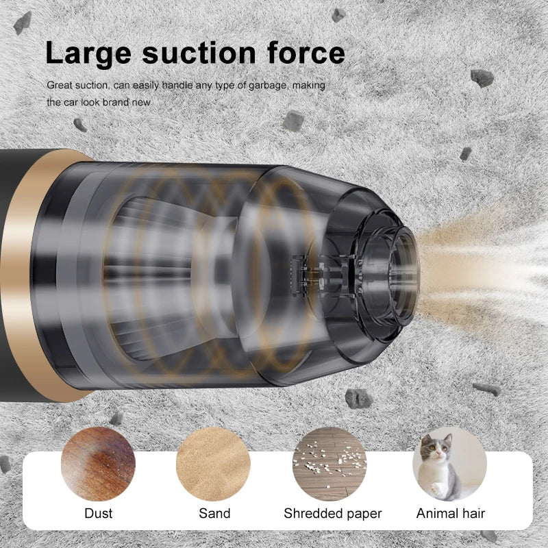 Cordless Car Vacuum Cleaner Portable High Power