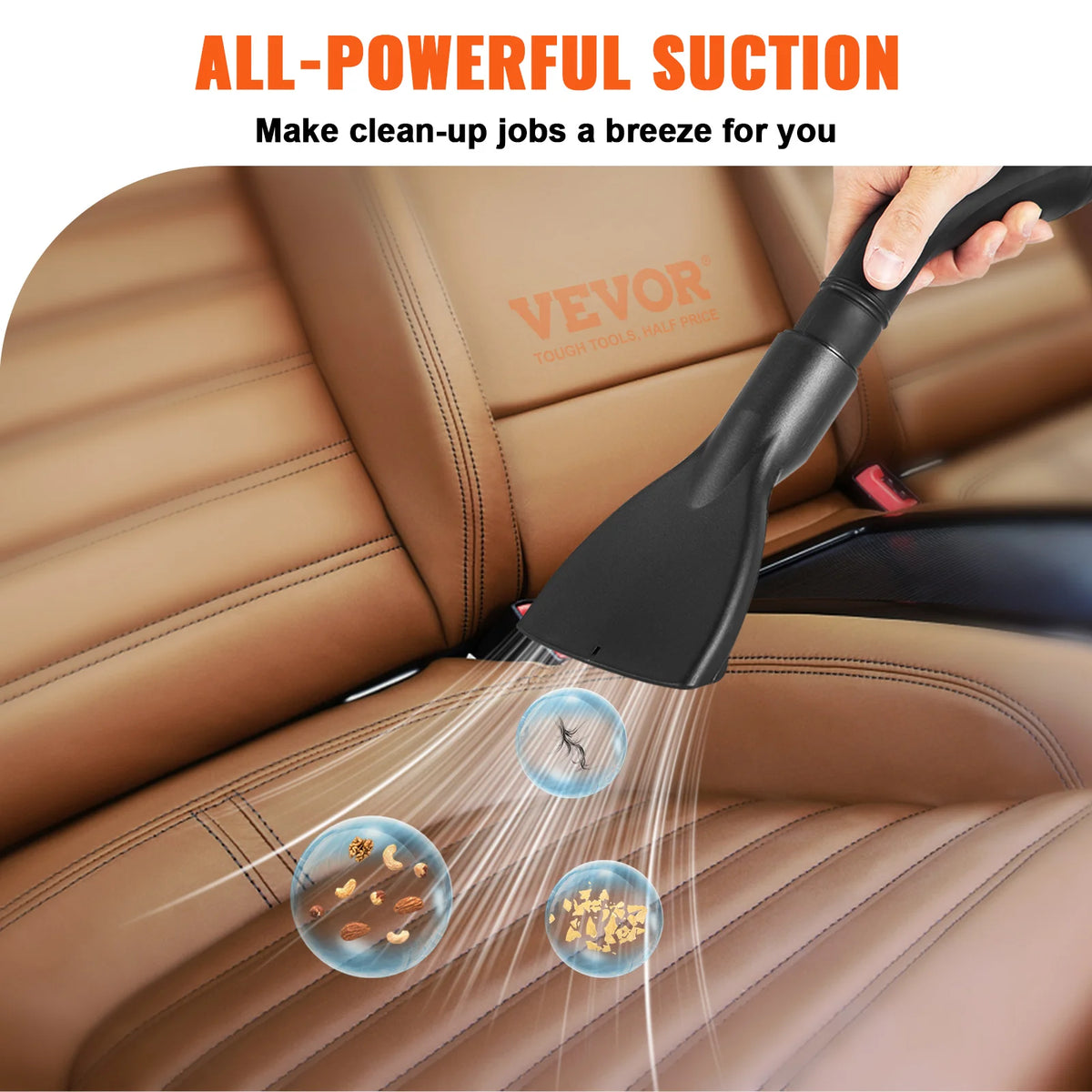 SucceBuy Portable Wet Dry Shop Vacuum With Blowing Function