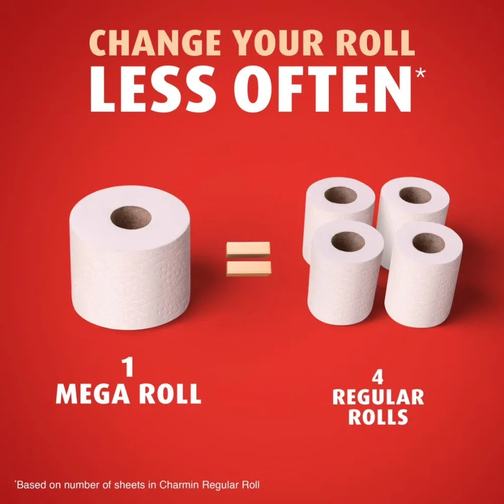 Ultra Strong Toilet Paper 4 Mega Rolls