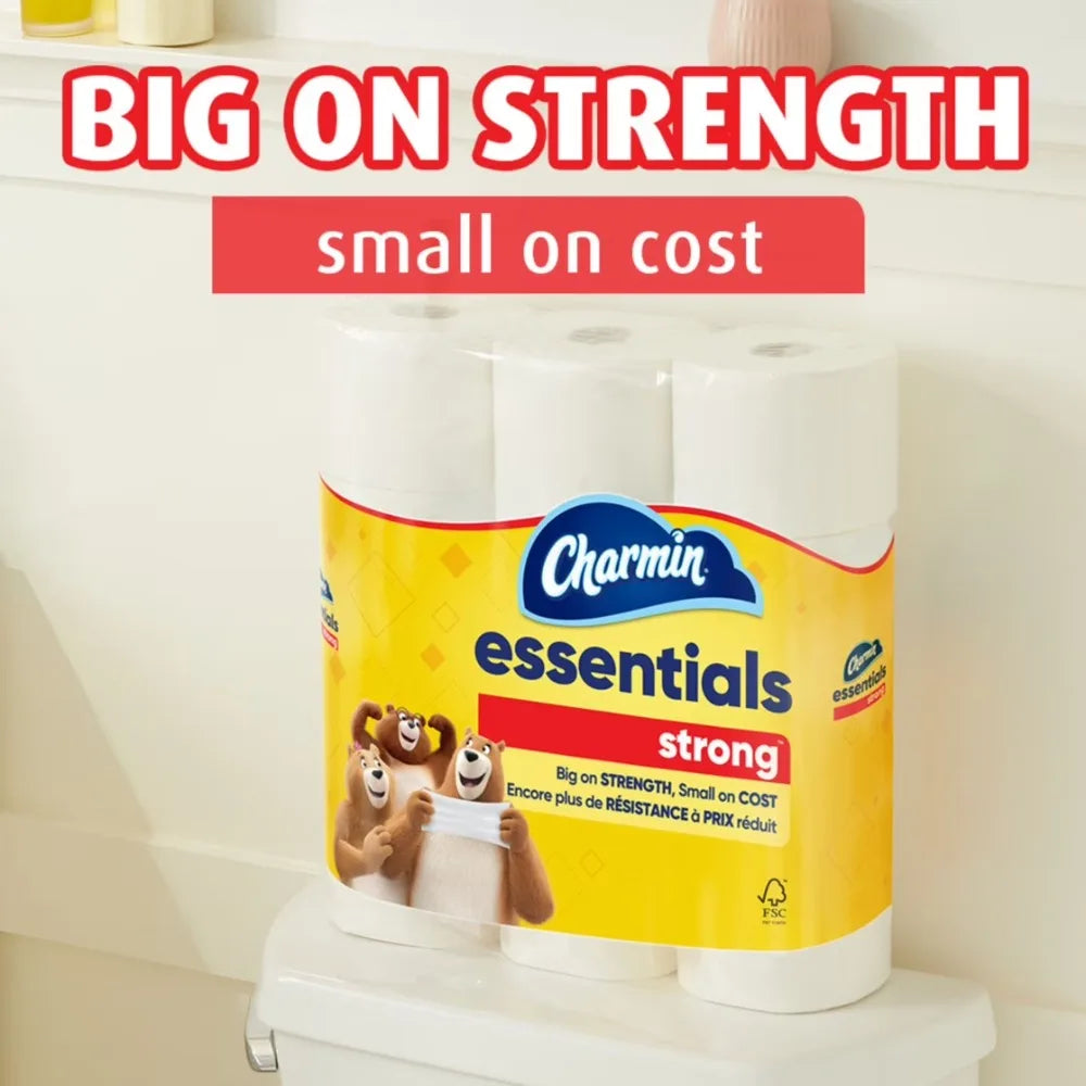 Extra Strong Toilet Paper 6 Mega Rolls 429 Sheets Per Roll Soft Bath Tissue For Home Commercial Use Bulk Bathroom Tissue High Capacity Long Lasting