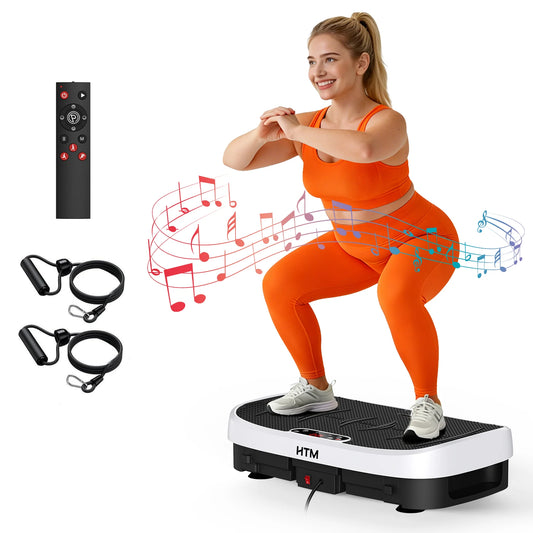 HTM Vibration Plate Bluetooth Full Body Workout