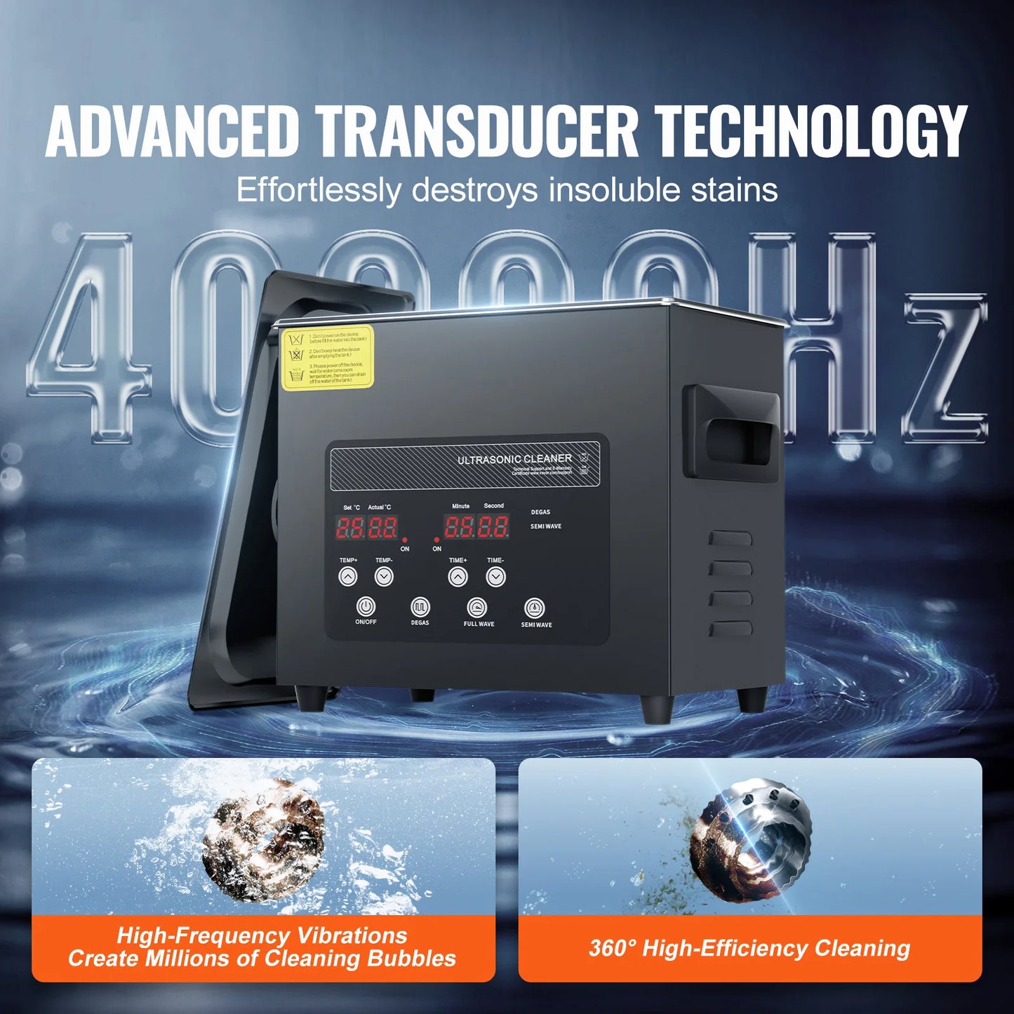SucceBuy Ultrasonic Cleaner For Home Dishwashing