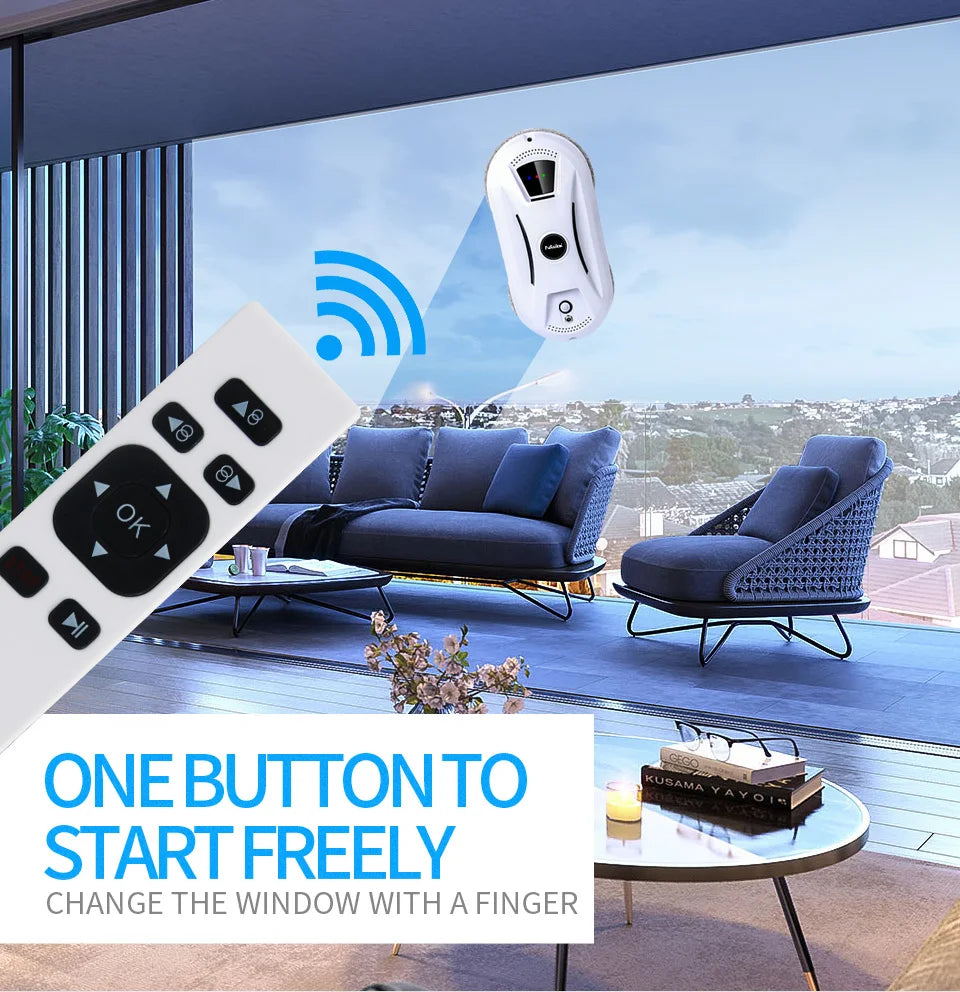 PuRuikai Ultra Thin Window Cleaning Robot Remote Control