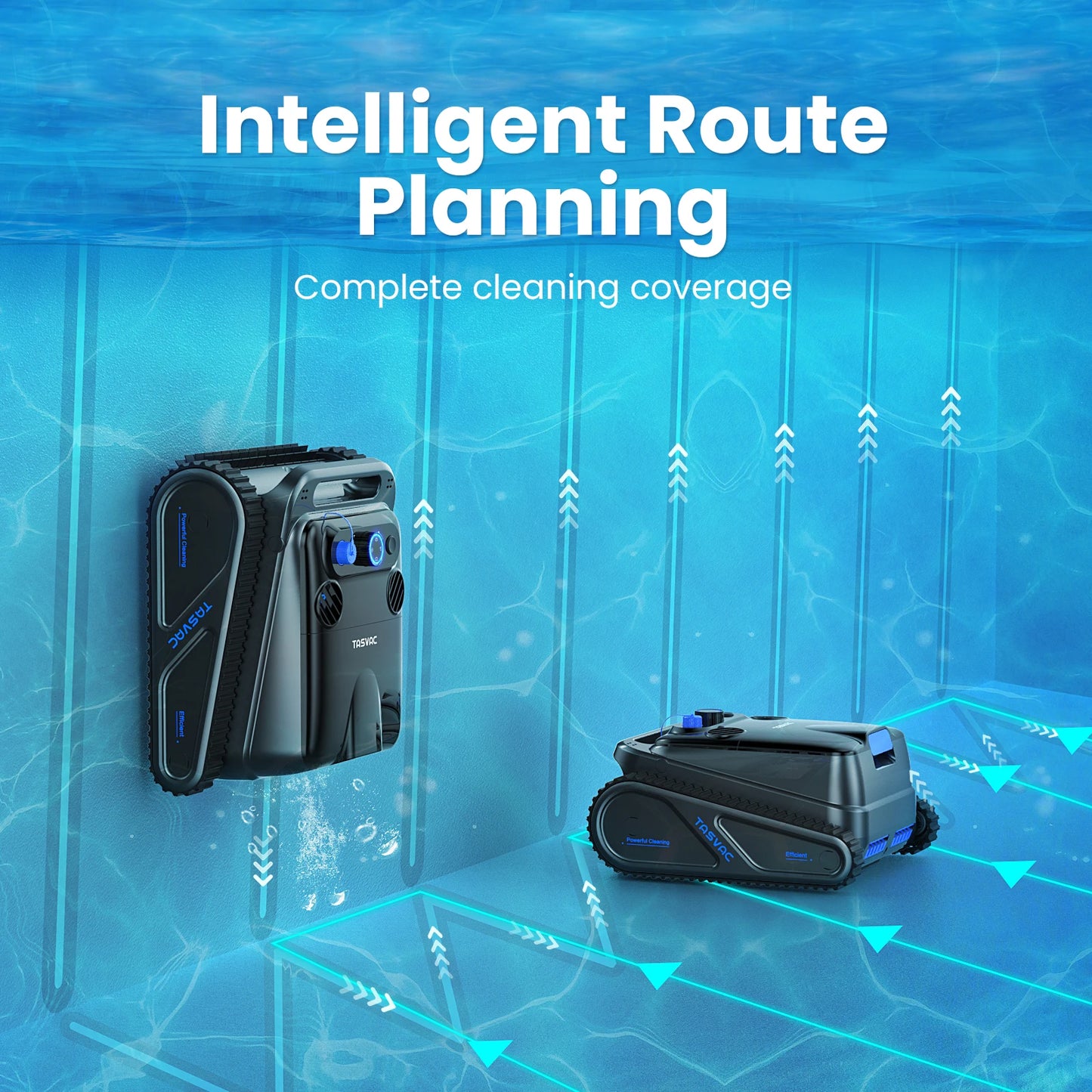 INSE Cordless Robotic Pool Cleaner With 4 Motors