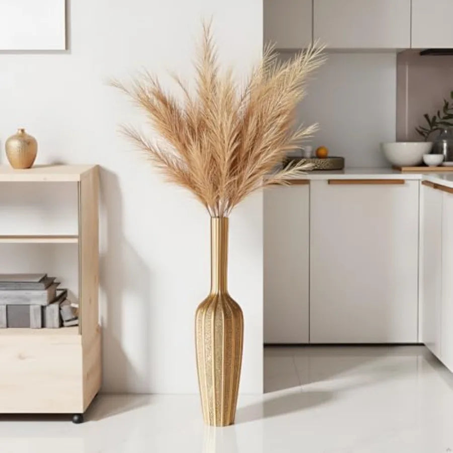 Elegant Floor Vase Porcelain Decor For Dried Flowers
