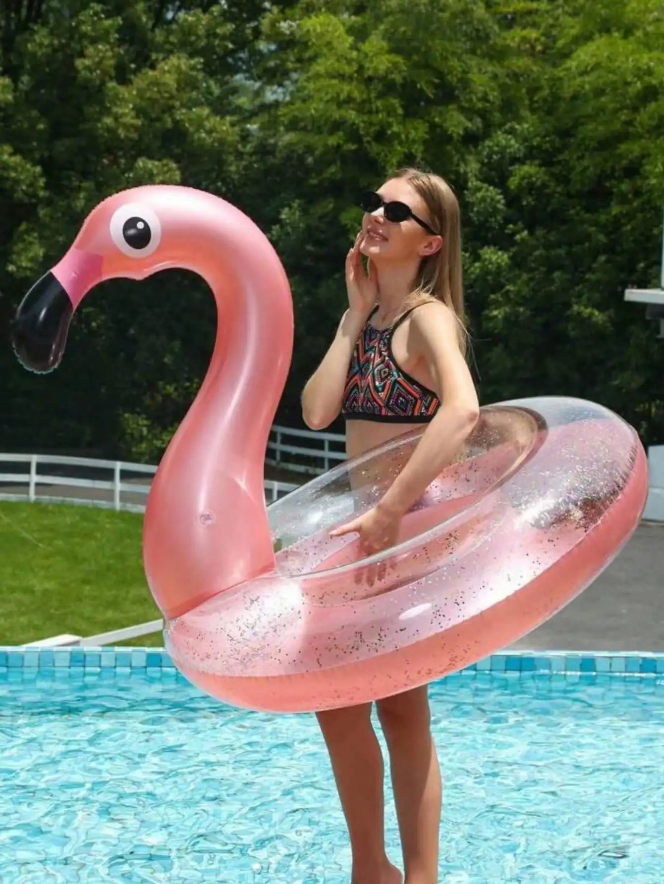 Flamingo Inflatable Swim Ring For Pool Party