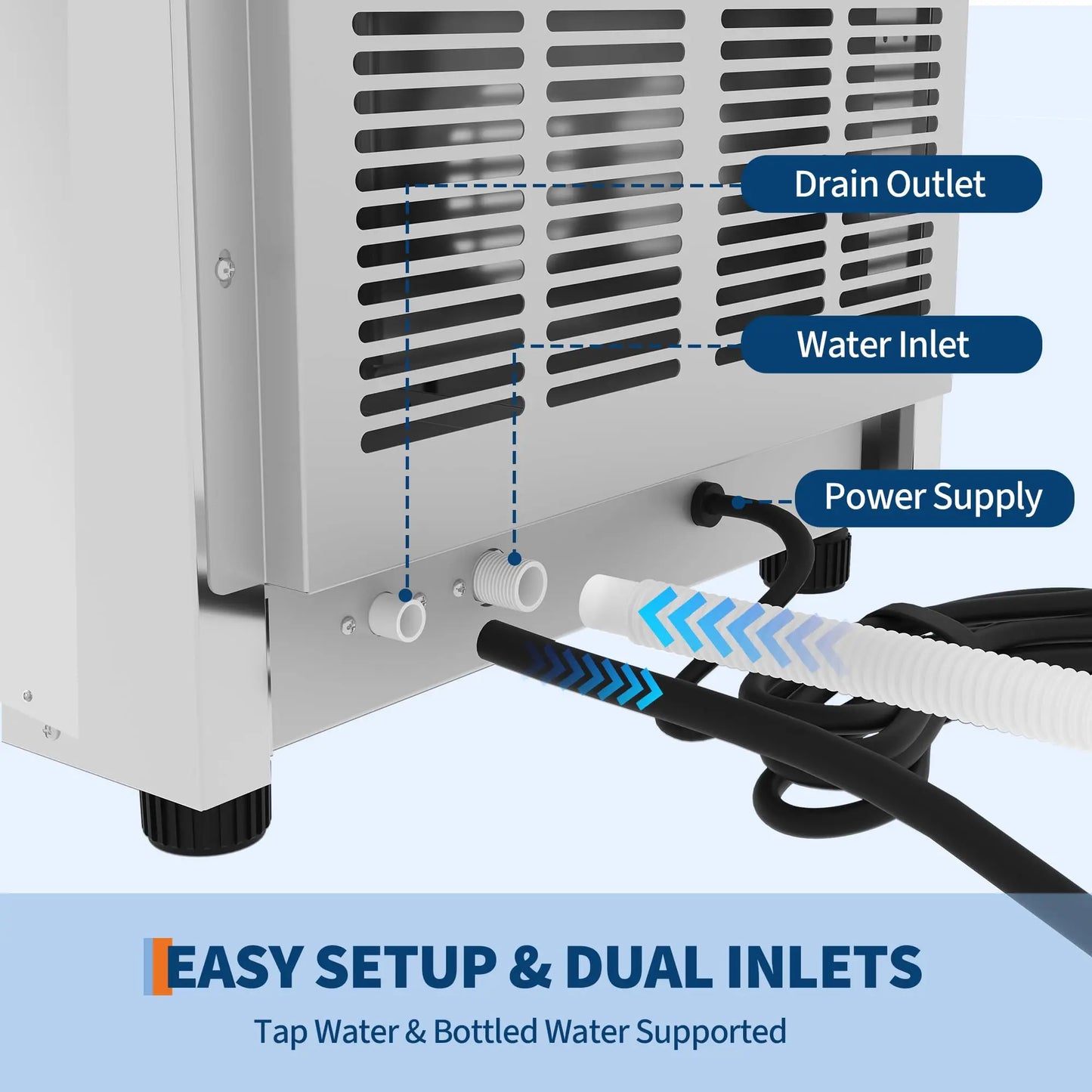 Commercial Ice Maker Self Cleaning Restaurant Home