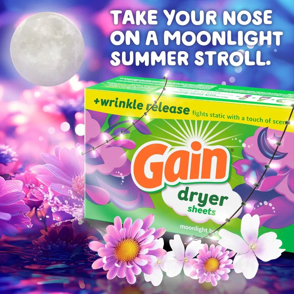 Moonlight Breeze Fabric Softener Dryer Sheets