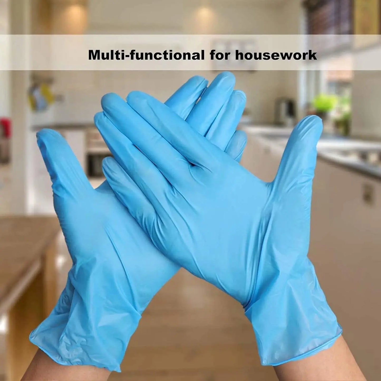 Nitrile Gloves Disposable Household Cleaning Powder Free