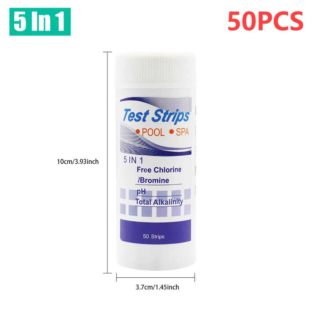 ALLOYSEED PH Test Strips 7 In 1 Pool Aquarium