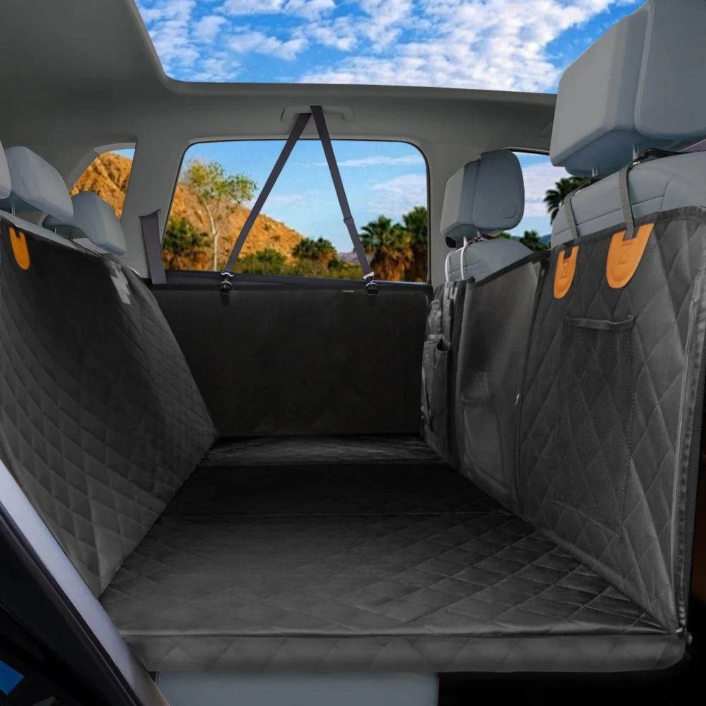 Borwart Waterproof Dog Back Seat Extender Cover