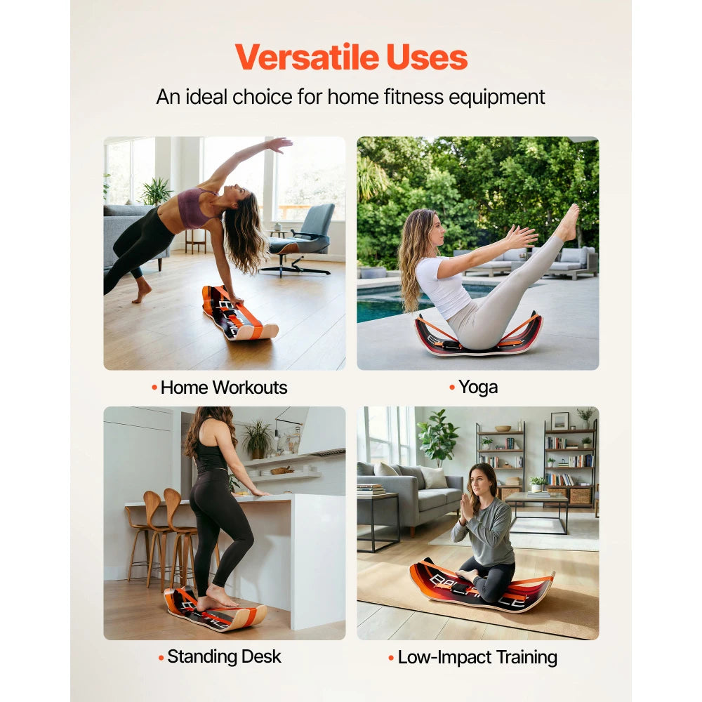Balance Board Trainer For Adults Wobble Core Exercise Tool