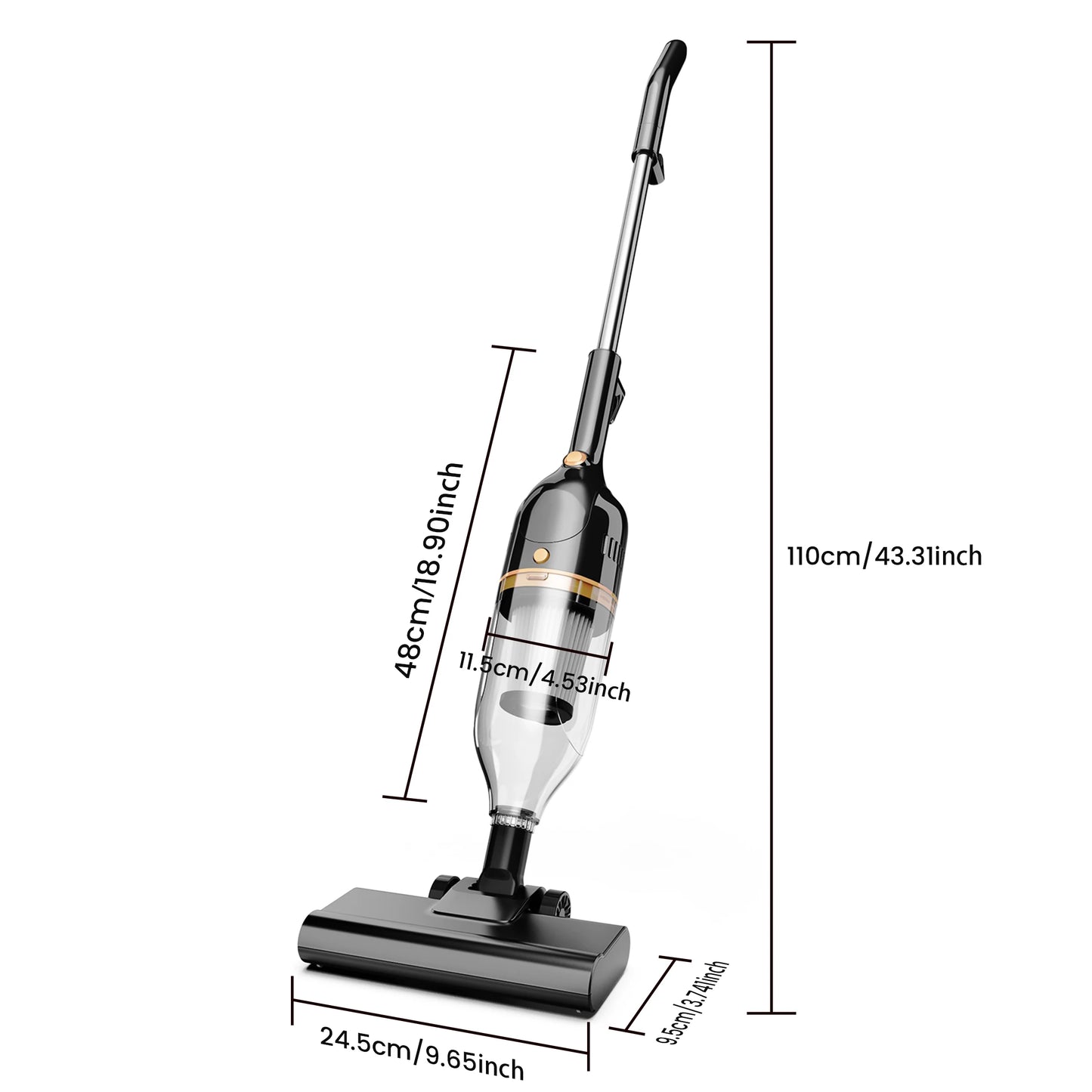 INSE Corded Vacuum Cleaner Handheld R7 R6X R3S 600W 3in1