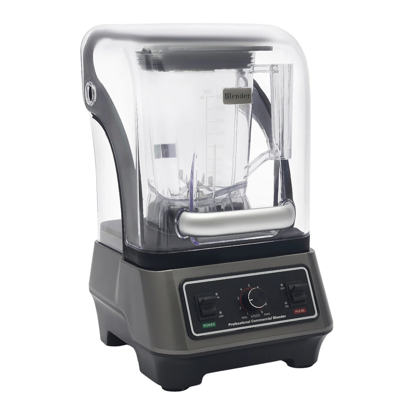 1600W Commercial Blender Multifunctional Kitchen Appliance