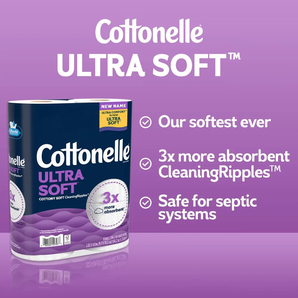 Ultra Soft 2Ply Toilet Paper Bath Tissue