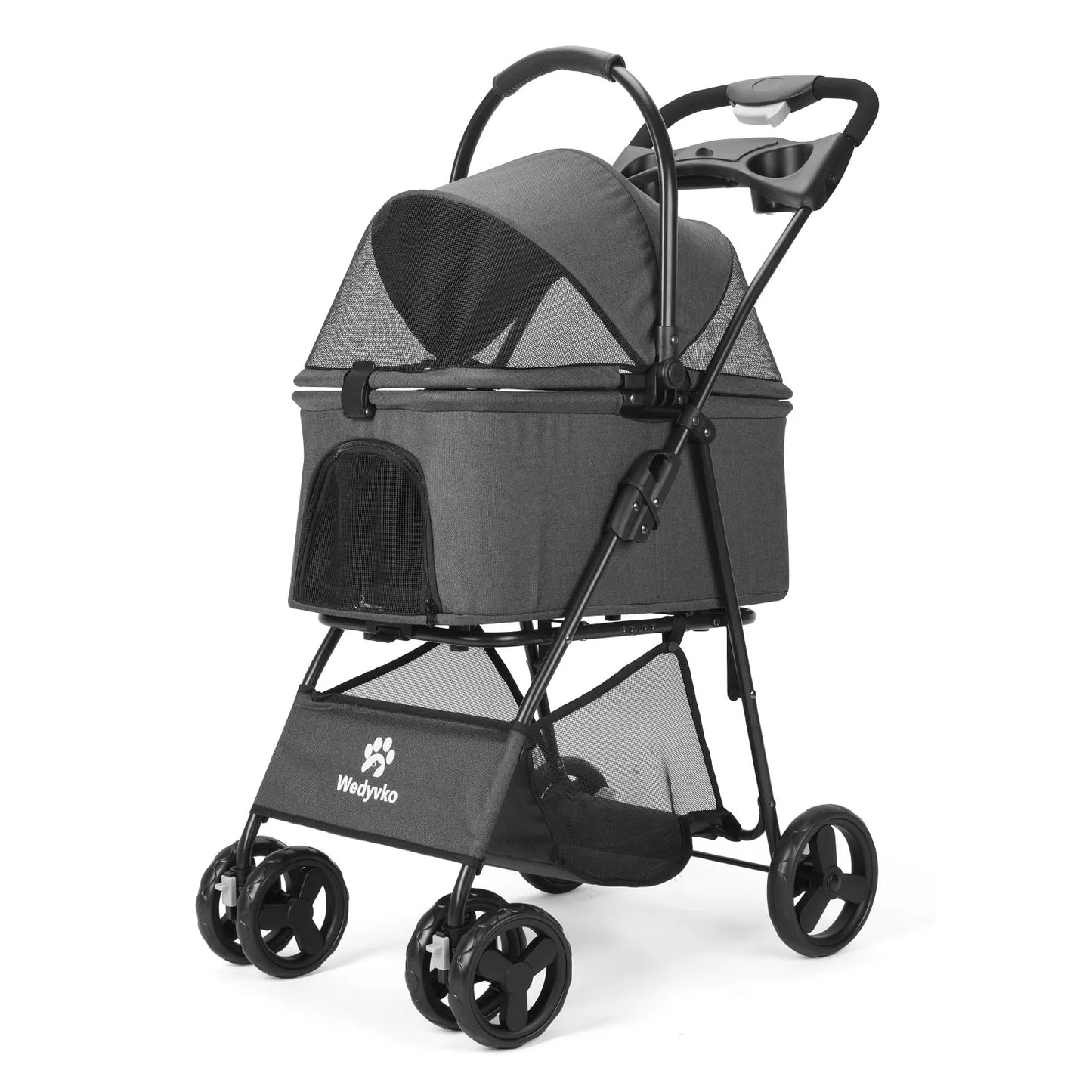 3 In 1 Pet Stroller With Removable Carrier