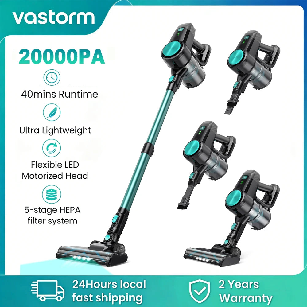 Vastorm Cordless Vacuum Cleaner With Hepa Filter