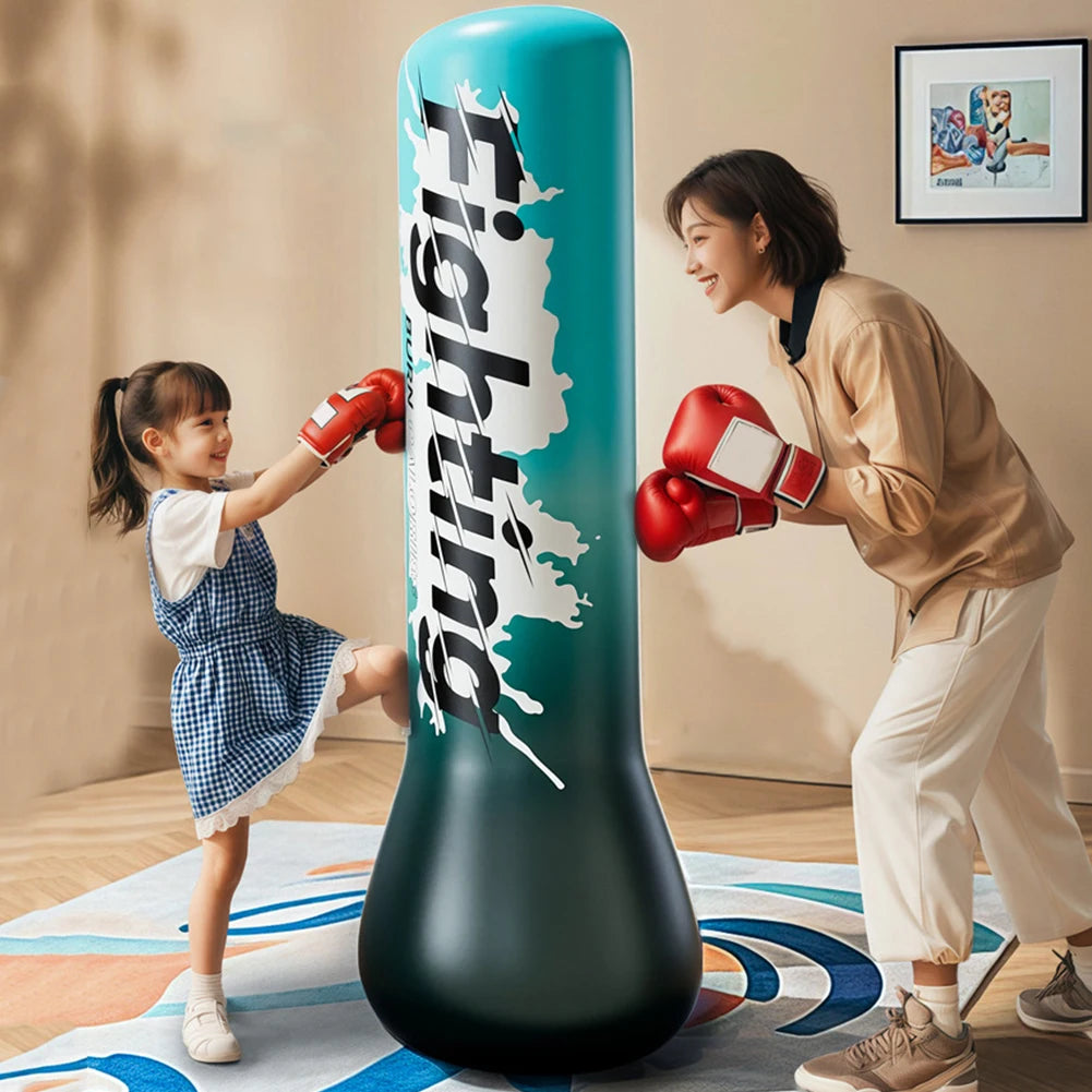ALIILEE Inflatable Punching Bag With Adjustable Weight
