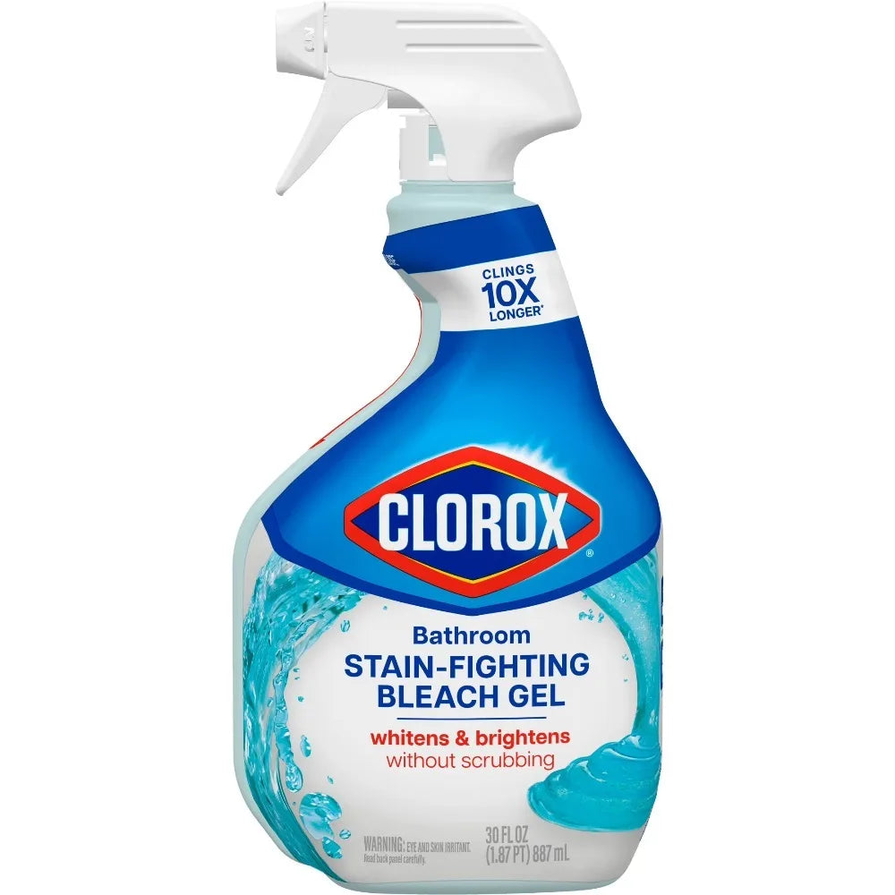 Powerful Bathroom Bleach Gel Cleaner for Tile Grout Toilet