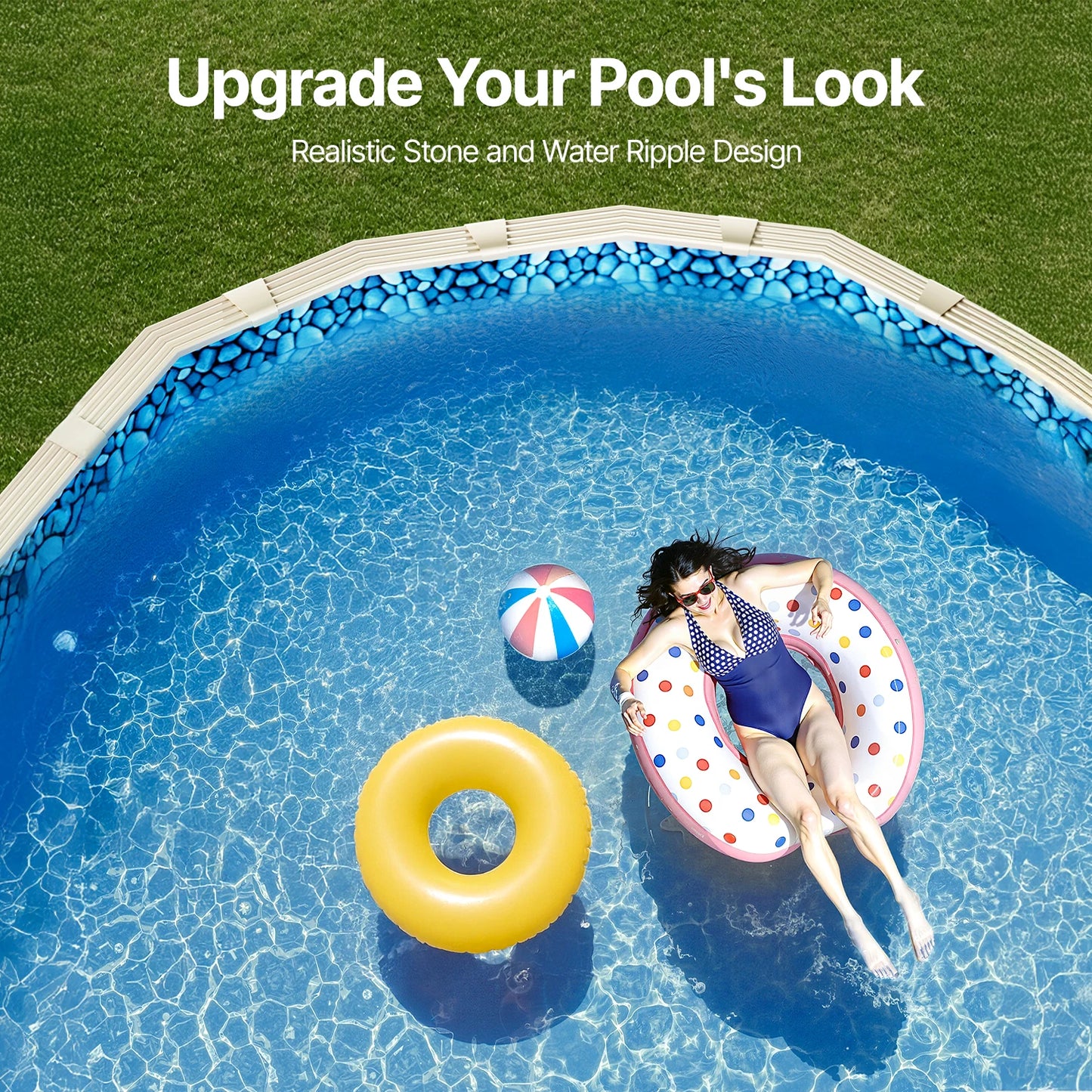 Oval Pool Liner For Overlap Above Ground Pools Vinyl