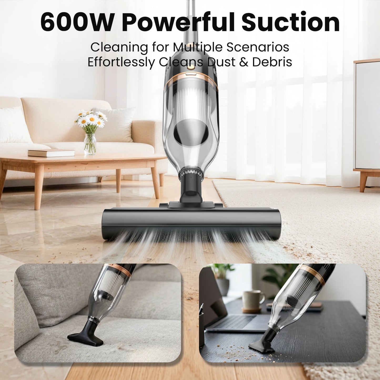 INSE Corded Vacuum Cleaner Handheld R7 R6X R3S 600W 3in1