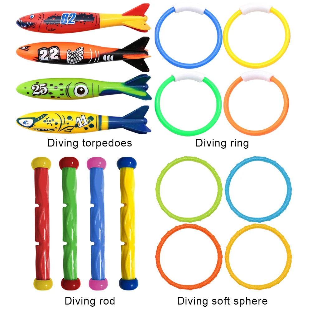 TOOPRE Pool Shark Diving Toys For Kids