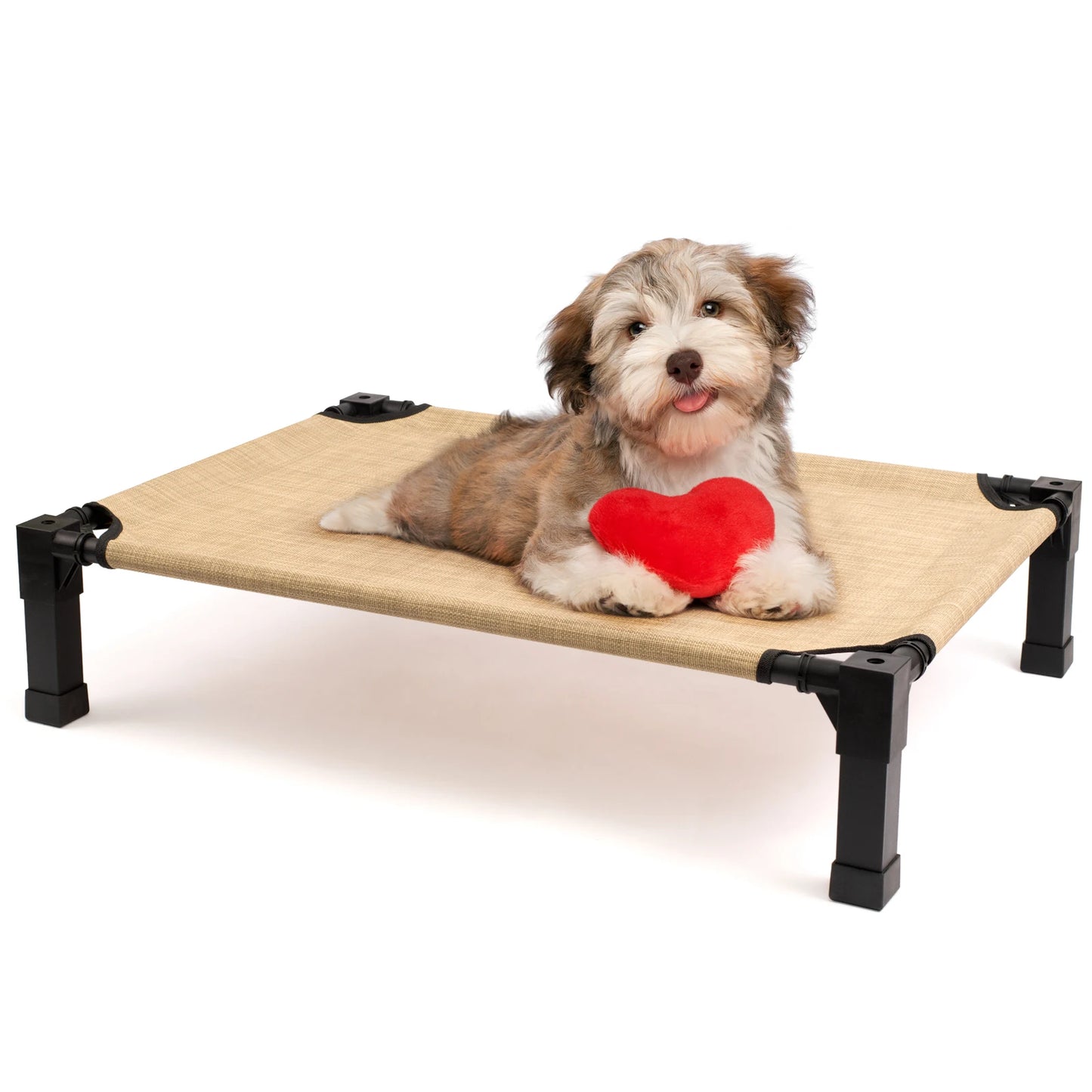Elevated Cooling Dog Bed With Washable Breathable Frame