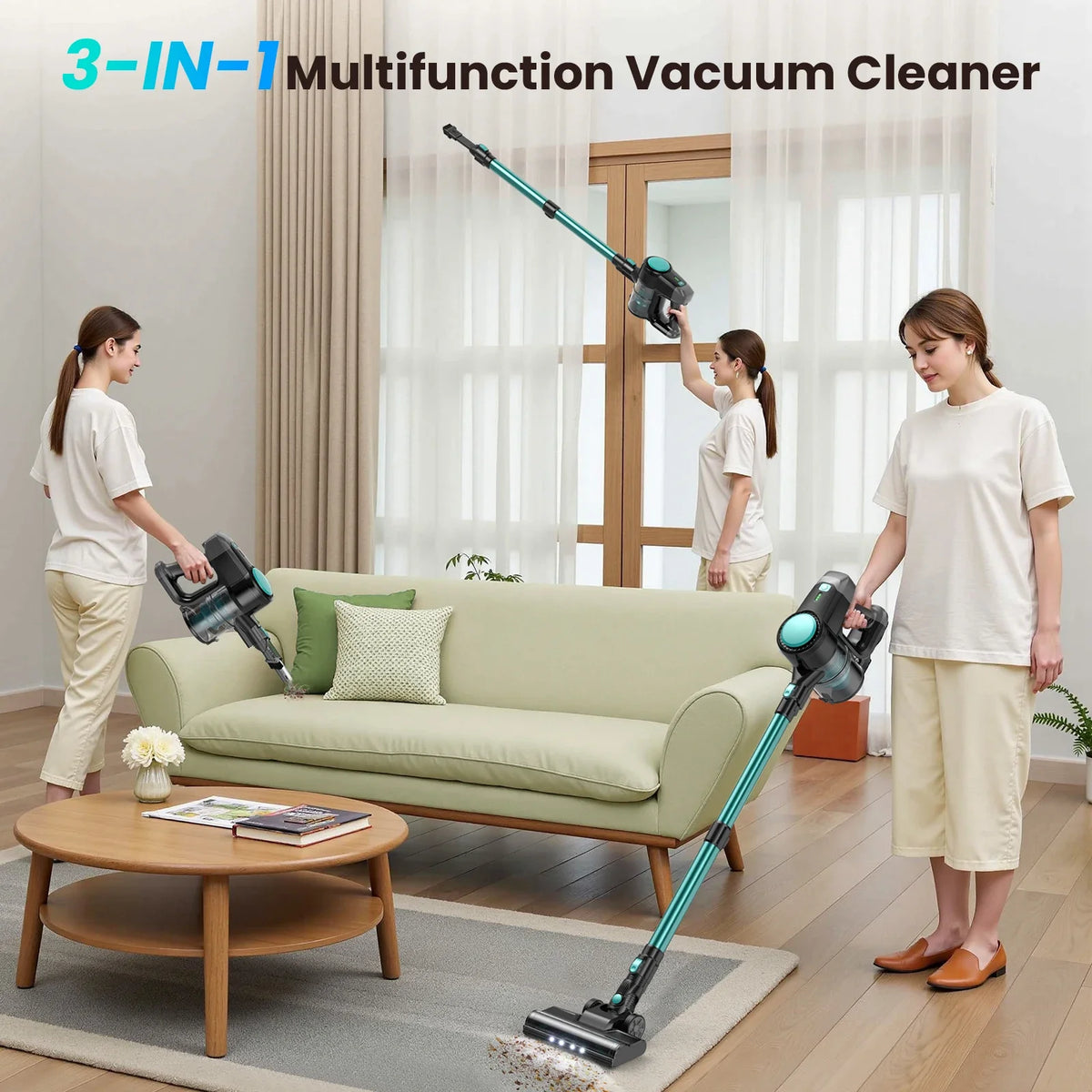 Vastorm Cordless Vacuum Cleaner With Hepa Filter