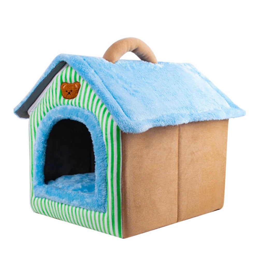 Foldable Pet House For Small Dogs And Cats Bed Cave