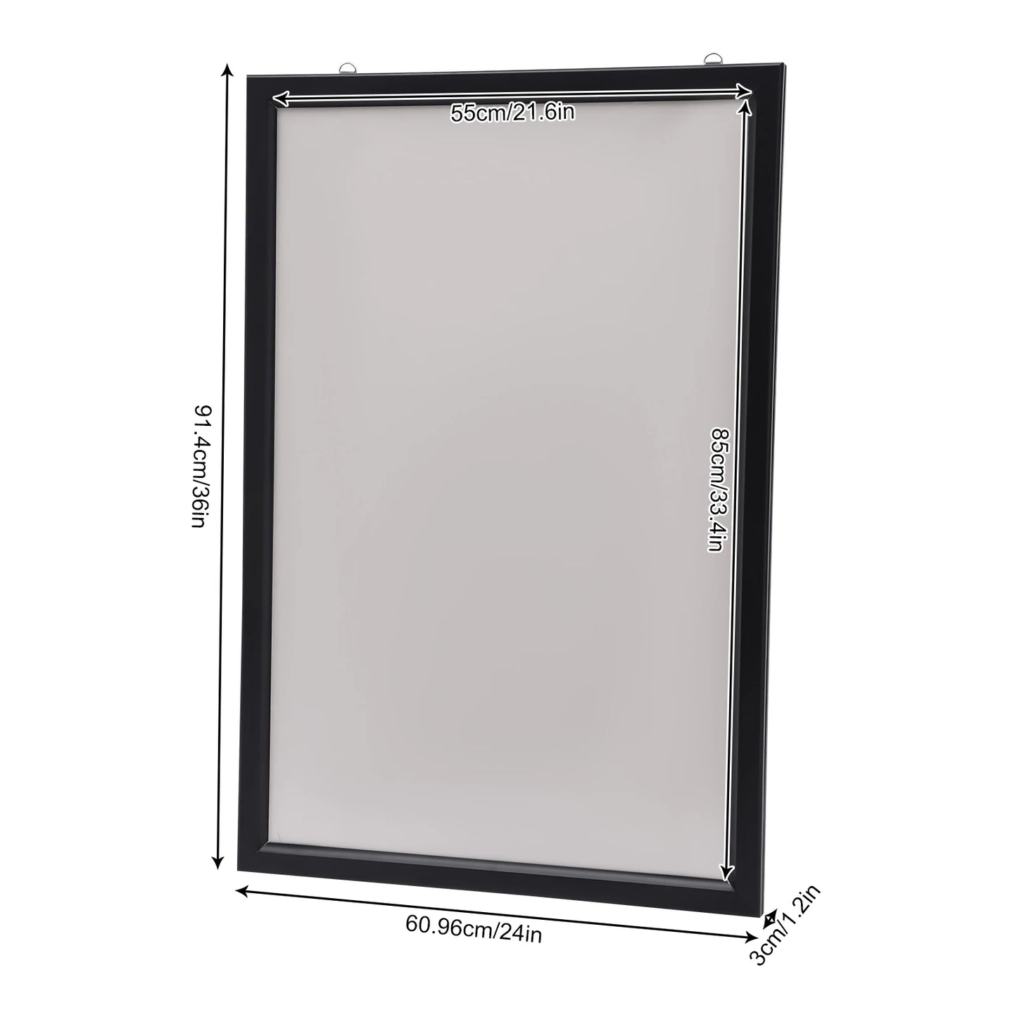 Bymaocar LED Poster Frame Acrylic Aluminum Display