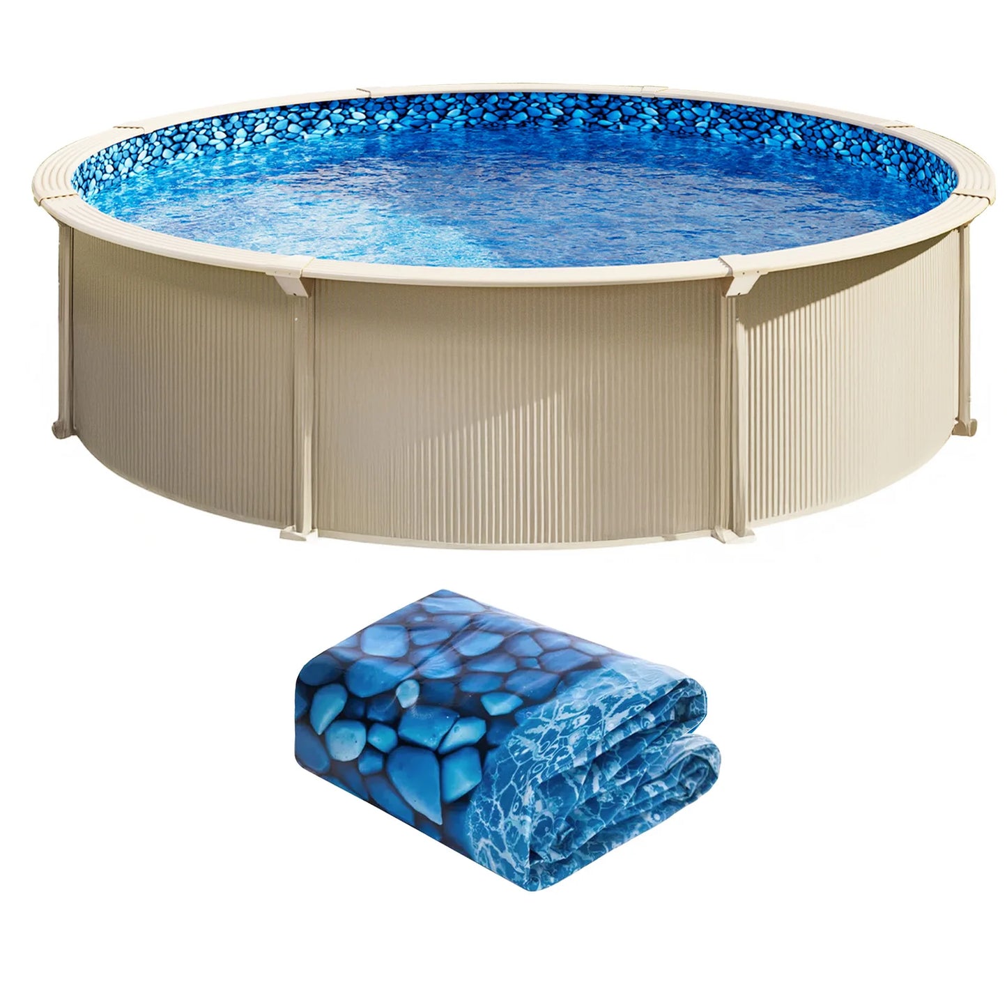 SucceBuy Round Above Ground Pool Liner