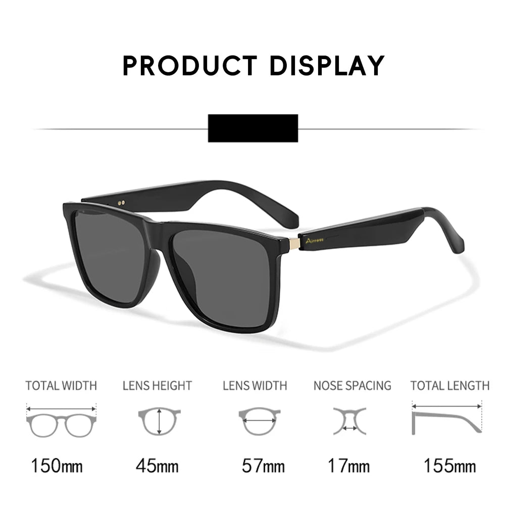 Smart Audio Glasses With Built In Speakers And Voice Control