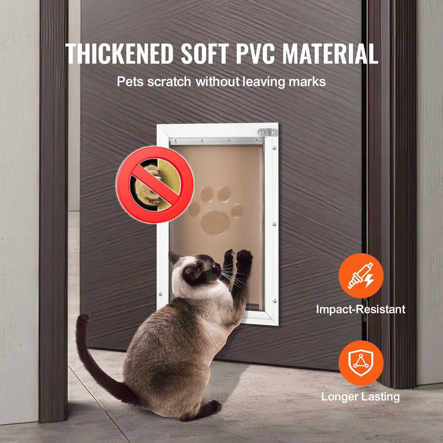 SucceBuy Pet Door Replacement Flap With Magnetic Strip