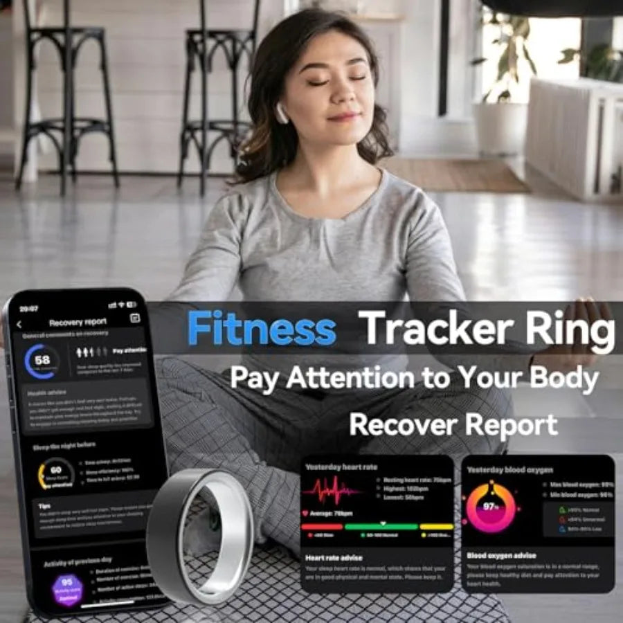 Smart Ring Sleep Tracker for Women and Men