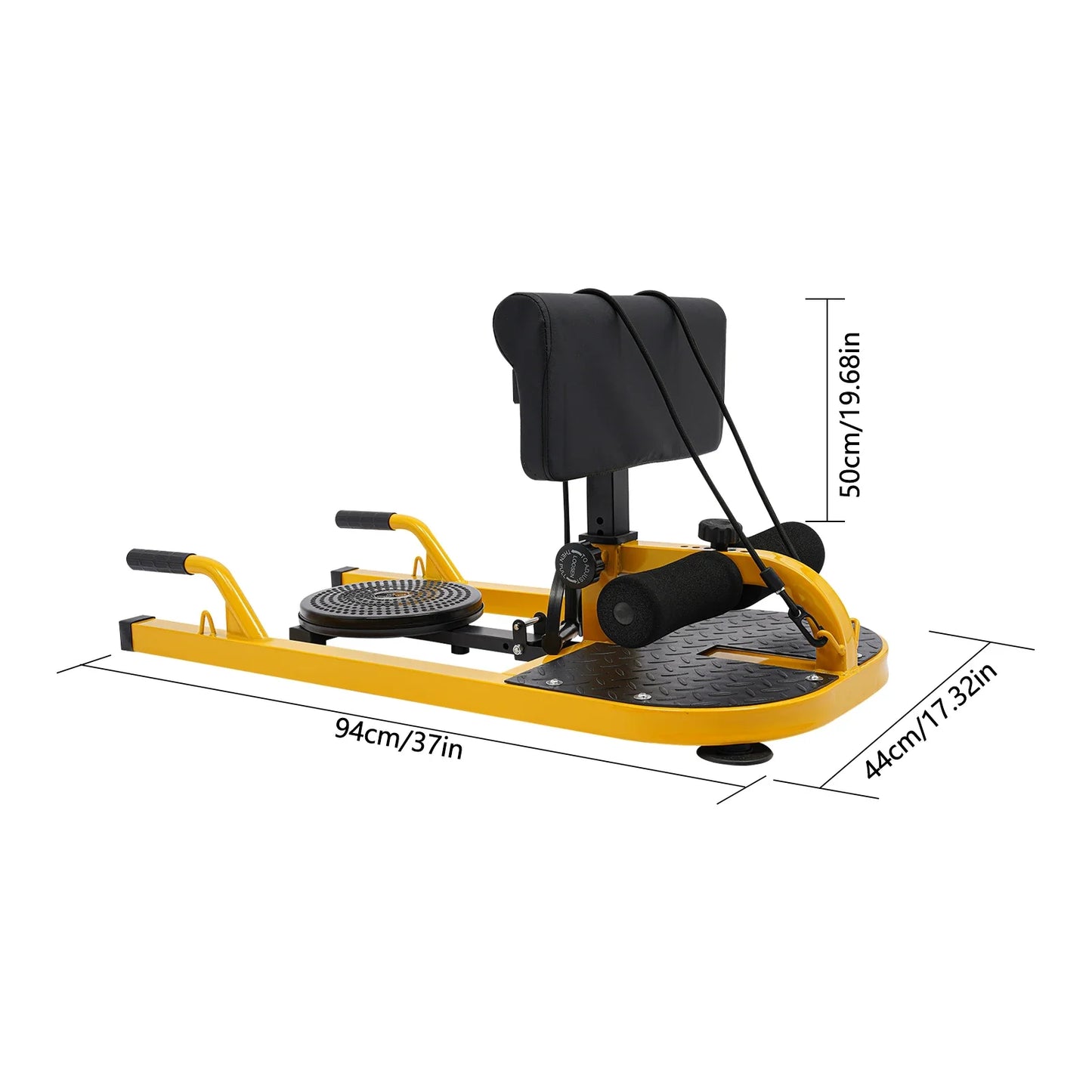 Deep Squat Trainer With Adjustable Back Support And Leg Hook