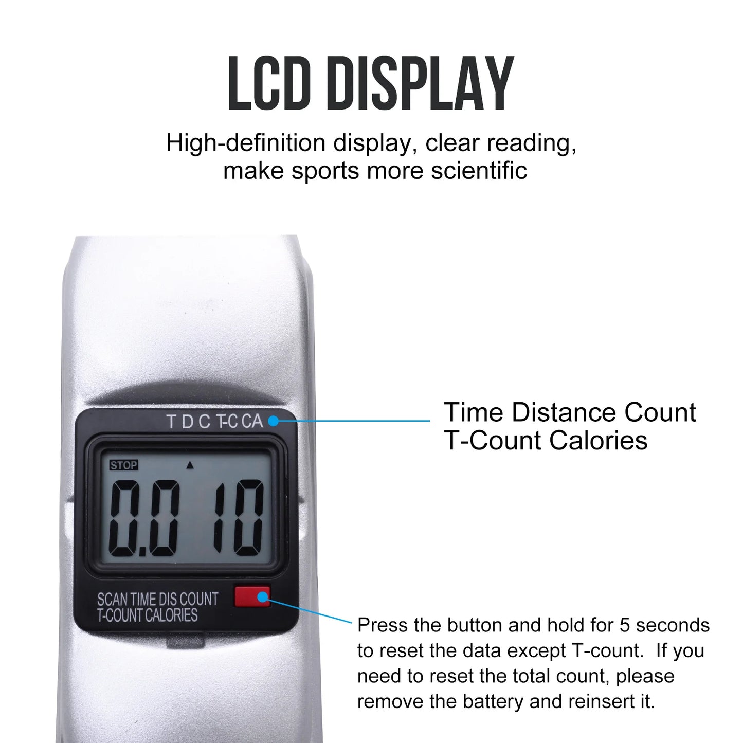 Under Desk Mini Stepper Pedal Exercise Bike With LCD Display