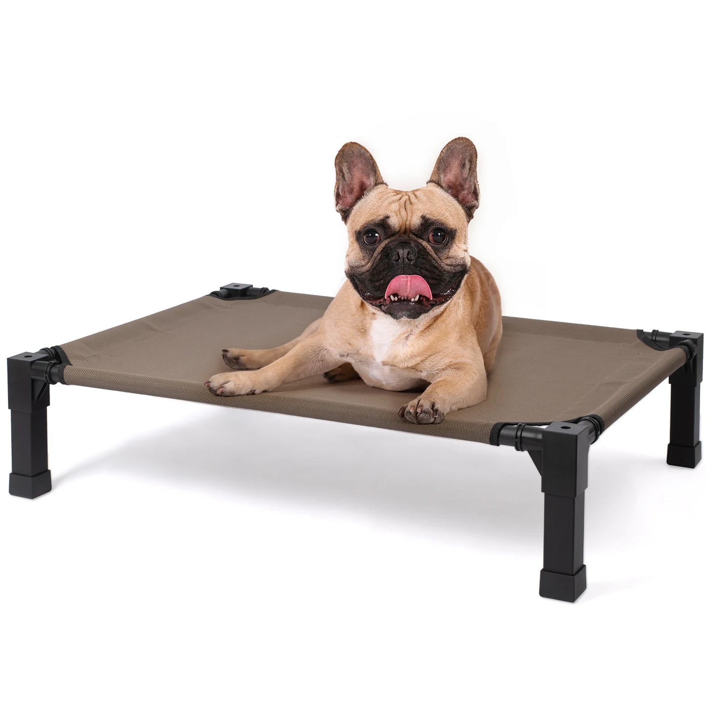 Elevated Cooling Dog Bed With Washable Breathable Frame