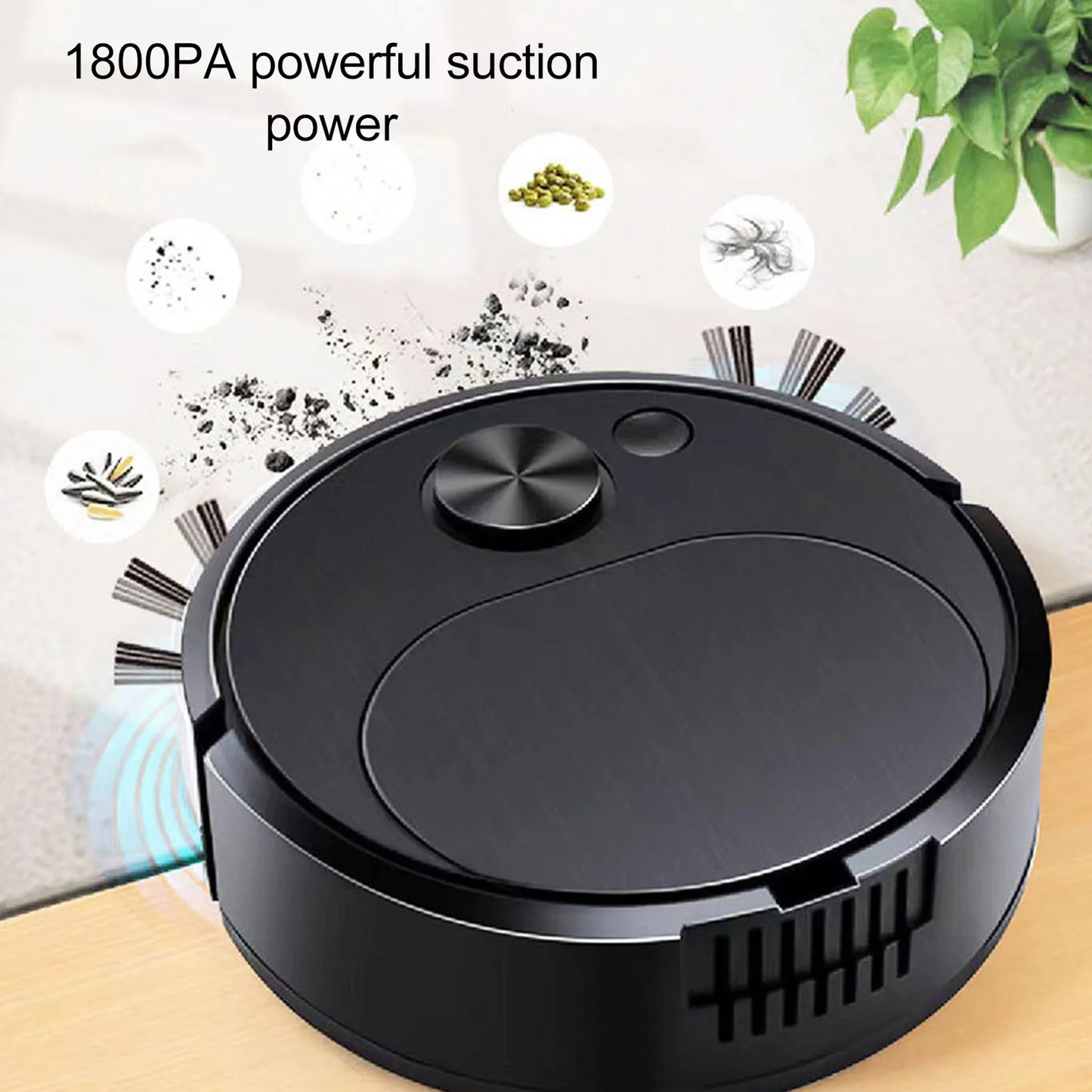 Automatic Vacuum Cleaner Robot Low Noise Mopping
