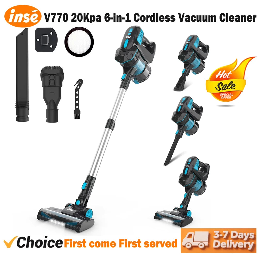 Inse V770 Cordless Handheld Stick Vacuum Cleaner
