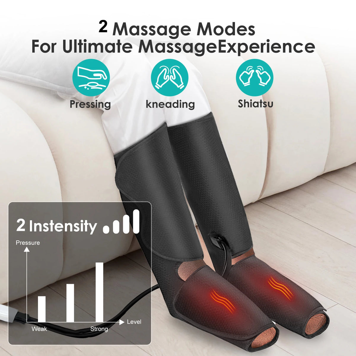 Sejoy Heated Air Compression Leg Massager