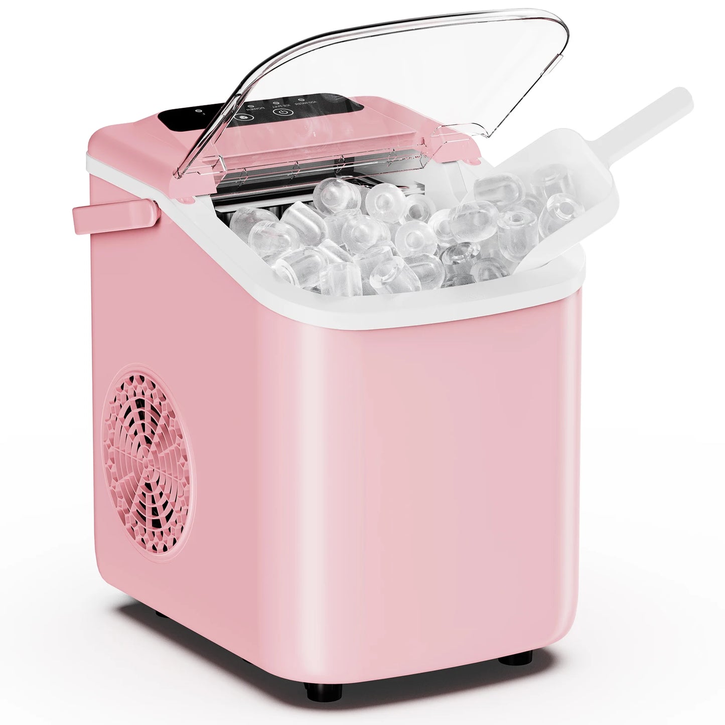 Portable Countertop Ice Maker With Scoop For Home Kitchen