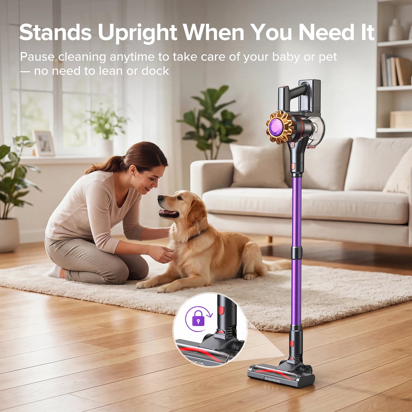 Lubluelu P7 Cordless Handheld Vacuum For Home And Pet Hair