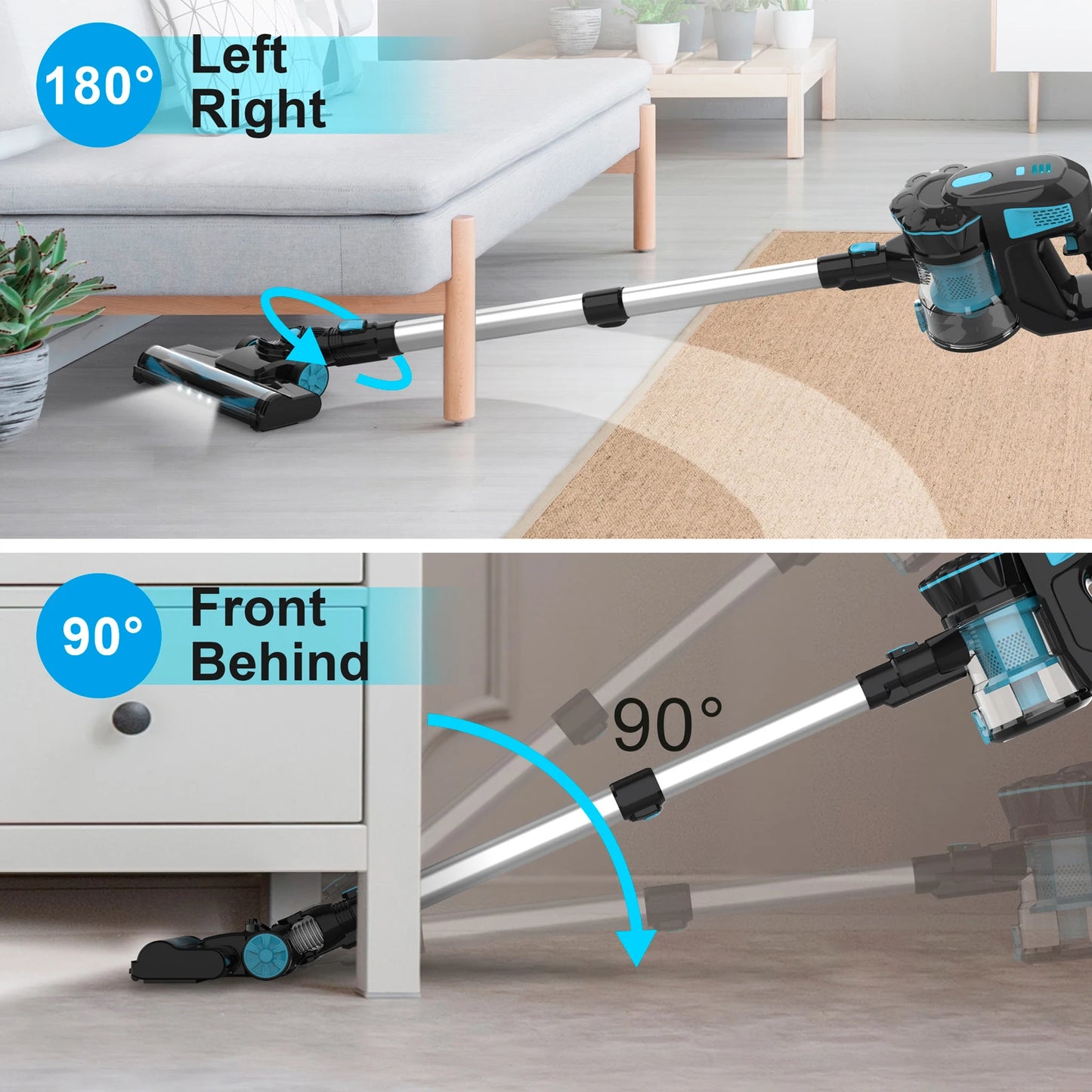 INSE V770 Cordless Vacuum Cleaner 6 in 1 for Pet Hair