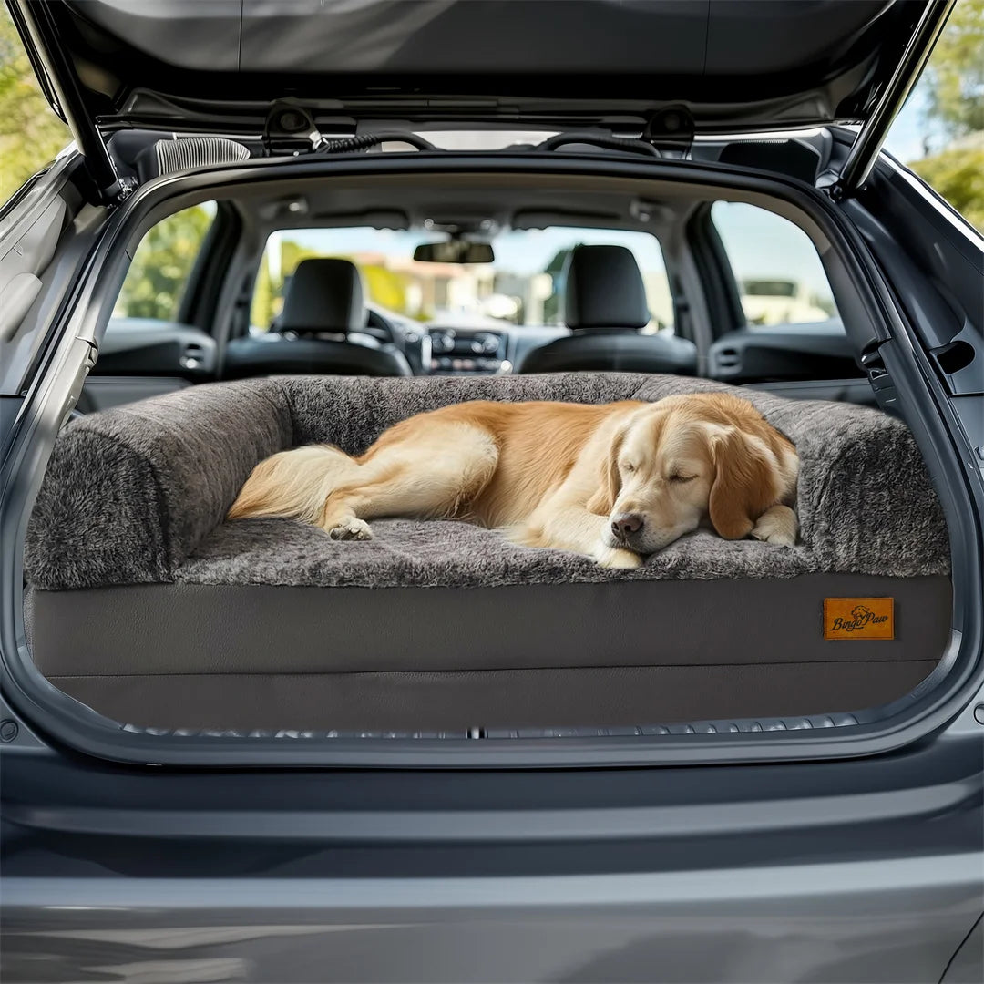 Bingopaw Giant Orthopedic Dog Bed With Plush Removable Cover