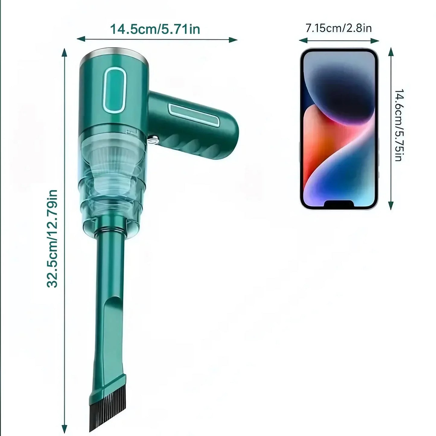 Wireless Handheld Vacuum Cleaner Rechargeable Car And Home